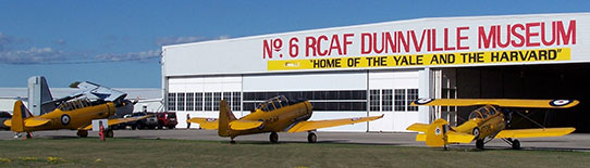 Airplanes at No. 6 RCAF Museum